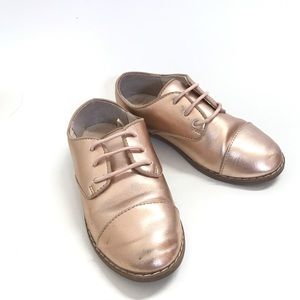 Rose Gold Gap Oxford Shoes